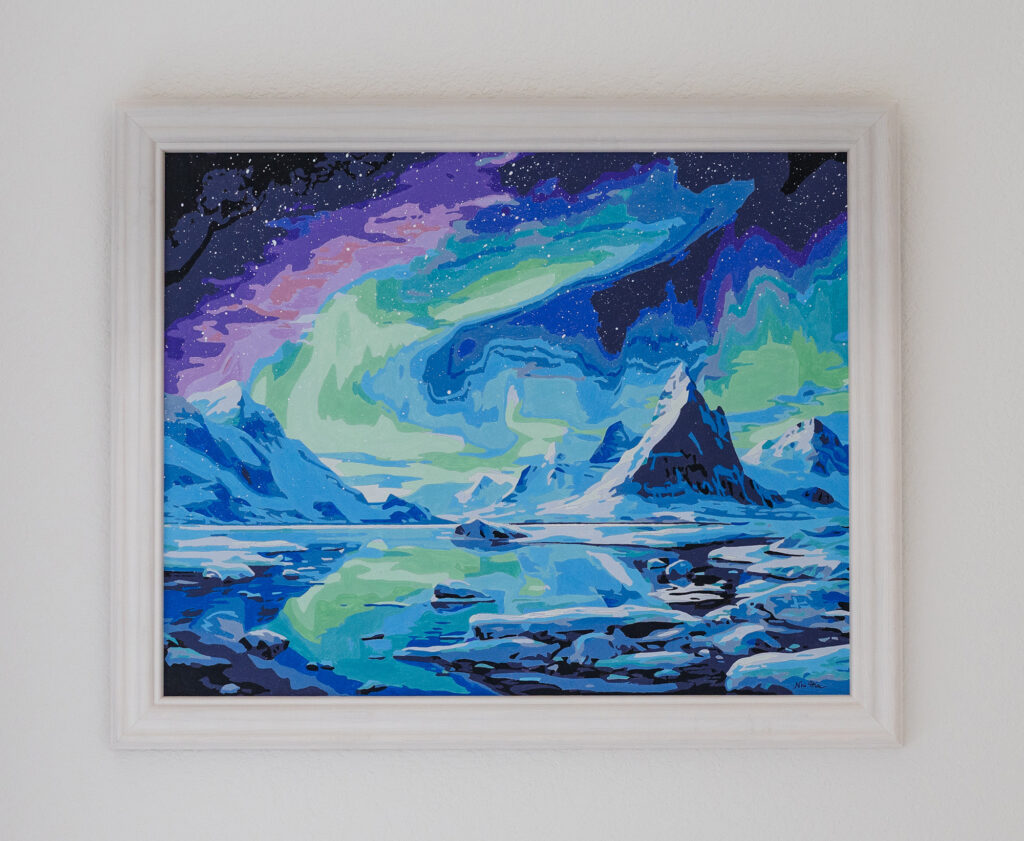 A Celestial Touch: Painting the Northern Lights