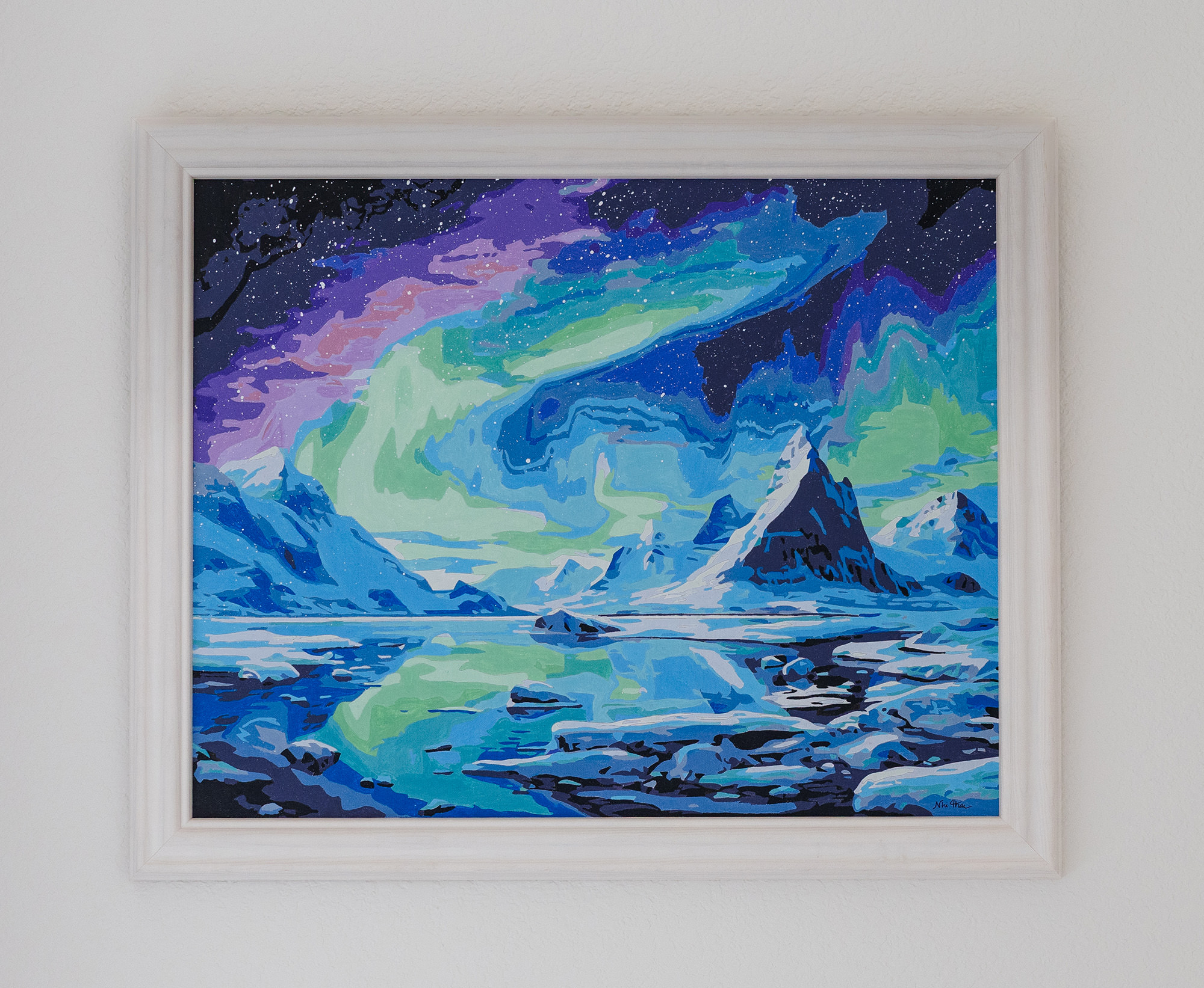 A Celestial Touch: Painting the Northern Lights